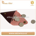 Triangle leather coin purse wholesale